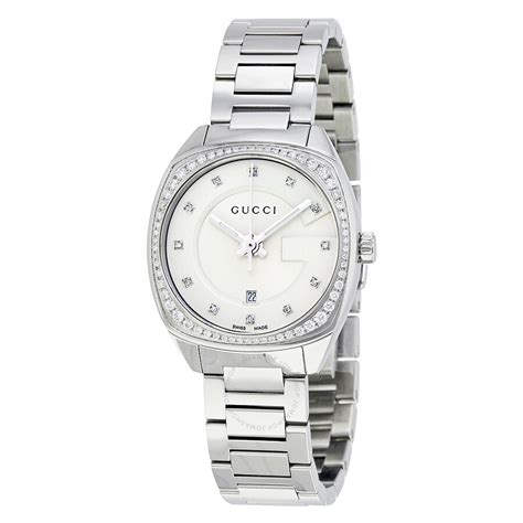 gucci stainless steel ladies watch